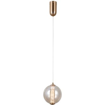 Italux Butero PND-34359-S-HBR-AMB Závesná lampa 1x6W/LED 3000K 550lm IP20