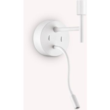 Ideal Lux SET UP 259819 Rameno na stenu 1x42W/E27+1x3W/LED ip20