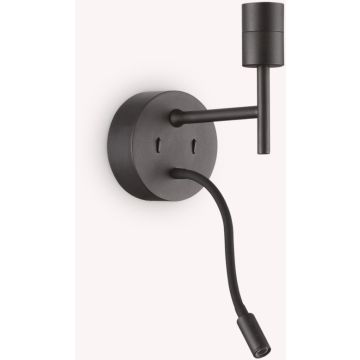 Ideal Lux SET UP 259826 Rameno na stenu 1x42W/E27+1x3W/LED ip20