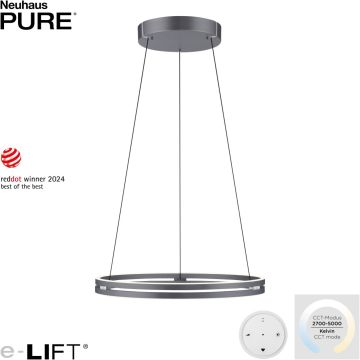 Paul Neuhaus PURE E-LOOP 2551-15 Závesná lampa 2x53W/LED 2700-5000k 4480lm ip20