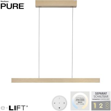 Paul Neuhaus PURE E-MOTION 2570-60 Závesná lampa 2x45W/LED 2700-5000k 4350lm ip20