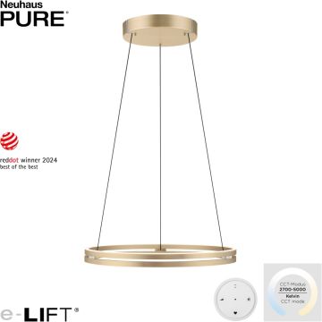 Paul Neuhaus PUREE-LOOP 2551-60 Závesná lampa 2x53W/LED 2700-5000k 4480lm ip20