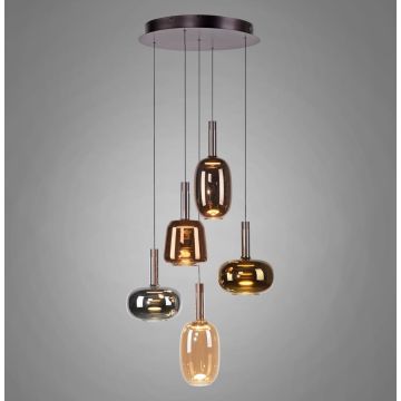 Paul Neuhaus IRIDES 2682-70 Závesná lampa 5x9W/LED 3000K 610lm IP20