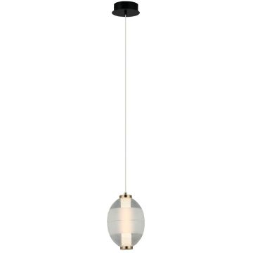 Italux Rinot PND-45372-1-WH-CL Závesná lampa 1x8W/LED 3000K 500lm IP20