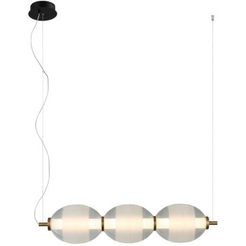 Italux Rinot PND-45372-3-WH-CL Závesná lampa 1x22W/LED 3000K 1200lm IP20