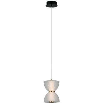Italux Tica PND-83949-1-BK Závesná lampa 1x8W/LED 3000K 430lm IP20