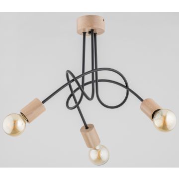 Alfa TANGO WOOD 27433 Stropná lampa 3x60W/E27