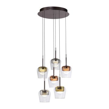 Paul Neuhaus Q-KON 2744-70 Závesná lampa 6x6W/LED 2700K-5000K 750lm IP20