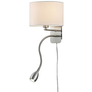 Trio HOTEL 271170201 Stena svietidlo 2x43w/led+e14 3000k 310lm ip20