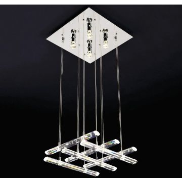 Italux Diamond MD8103-16B3 Závesná lampa 4x10W/GU10+12x50W/G4 IP20