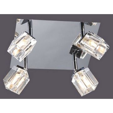 Italux Crt CRT-4SQ Bodové svetlo 4x40W/G9 IP20