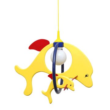 Prezent DOLPHIN FAMILY 28117 Závesná lampa 1x60W/E27 IP20