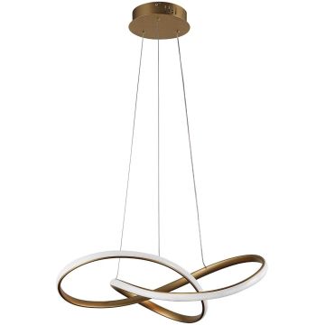 Italux Consa PND-19221C-GD Závesná lampa 1x40W/LED 3000K/4000K/6000K 3400lm IP20