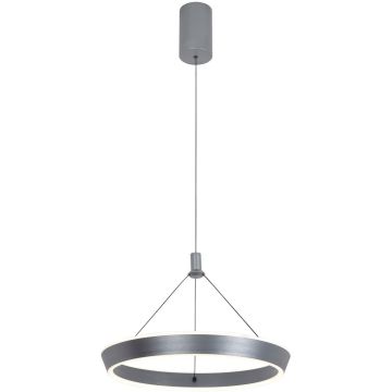 Italux Ottana PND-64739-S-GR Závesná lampa 1x24W/LED 3000K/4000K/6000K 2900lm IP20