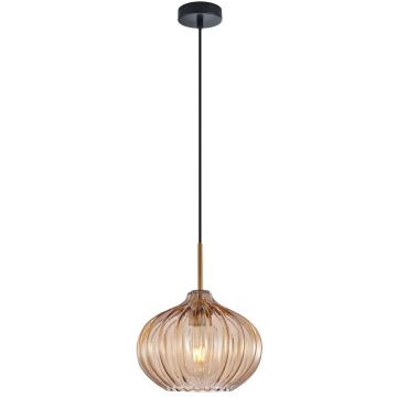 Italux Pansol PND-2940-1S-BRO-AMB Závesná lampa 1x40W/E27 IP20