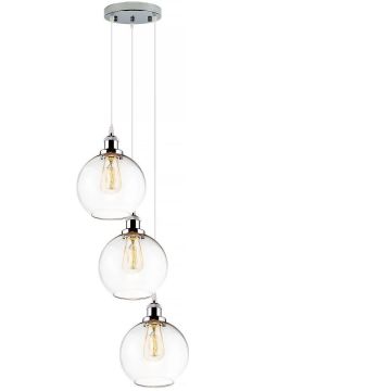 Altavola Design NEW YORK LOFT LA035/CO3_chrom Závesná lampa 3x40W/E27 IP20