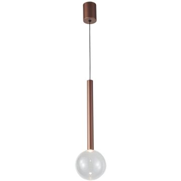 Italux Alinos PND-24019-1A-COPP Závesná lampa 1x6W/LED 3000K 200lm IP20