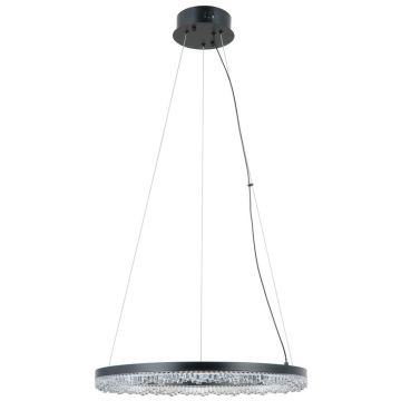 Italux Barlo PND-34526-M-BK Závesná lampa 1x22W/LED 3000K/4000K/6000K 2100lm IP20