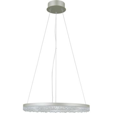 Italux Barlo PND-34526-M-SILV Závesná lampa 1x22W/LED 3000K/4000K/6000K IP20