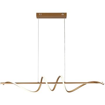 Italux Bastelo PND-24154-GD Závesná lampa 1x40W/LED 3000K/4000K/6000K 3400lm IP20