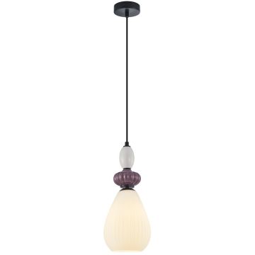Italux Domali PND-36816-1C-BK-WH Závesná lampa 1x40W/E27 IP20
