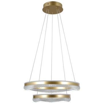 Italux Morte PND-34535-2L-GD Závesná lampa 2x70W/LED 3000K/4000K/6000K 6200lm IP20