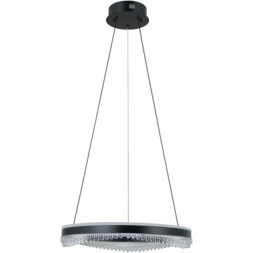 Italux Morte PND-34535-M-BK Závesná lampa 1x40W/LED IP20