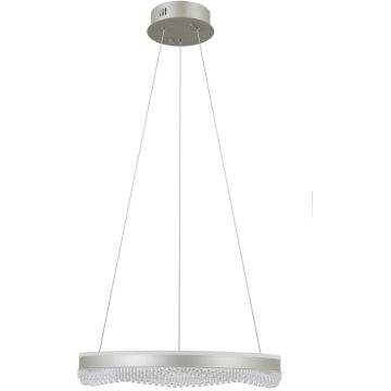 Italux Morte PND-34535-M-SILV Závesná lampa 1x40W/LED IP20