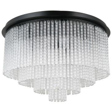 Italux Naute PLF-40931-9A-BK Stropná lampa 9x40W/E14 IP20