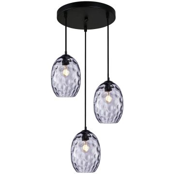 Italux Novala PND-3031-3A-BK-SG Závesná lampa 3x40W/E27 IP20