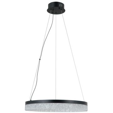 Italux Pantal PND-34533-M-BK Závesná lampa 1x22W/LED 3000K/4000K/6000K 1700lm IP20