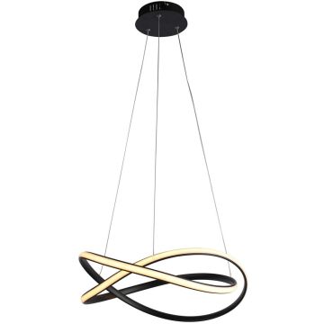 Italux Rumio PND-23917-BK Závesná lampa 1x40W/LED 3000K/4000K/6000K 3400lm IP20