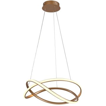Italux Rumio PND-23917-GD Závesná lampa 1x40W/LED 3000K/4000K/6000K 3400lm IP20