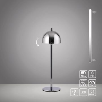 Paul Neuhaus BELLIS 19244-17 Stolná lampa 1x2,5W/LED 3000k 210lm ip54