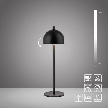Paul Neuhaus BELLIS 19244-18 Stolná lampa 1x2,5W/LED 3000k 189lm ip54