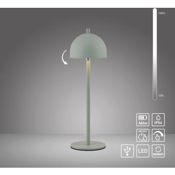 Paul Neuhaus BELLIS 19244-43 Stolná lampa 1x2,5W/LED 3000k 210lm ip54