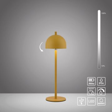 Paul Neuhaus BELLIS 19244-81 Stolná lampa 1x2,5W/LED 3000k 210lm ip54