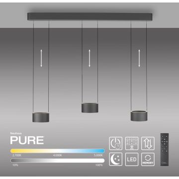 Paul Neuhaus PURE CLIPSE 2473-15 Závesná lampa 6x5W/LED 2200-5000k 670lm ip20