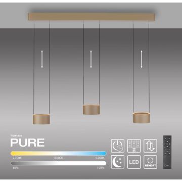 Paul Neuhaus PURE CLIPSE 2473-97 Závesná lampa 6x5W/LED 2200-5000k 670lm ip20
