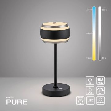 Paul Neuhaus PURE FALLING RINGS 4503-18 Stolná lampa 1x8W/LED 2200-5000k 310lm ip20