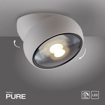 Paul Neuhaus PURE MOVE 6235-16 Stropná lampa 1x12W/LED 2700k 650lm ip20