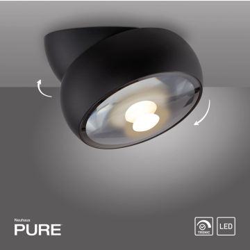 Paul Neuhaus PURE MOVE 6235-18 Stropná lampa 1x12W/LED 2700k 650lm ip20