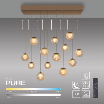 Paul Neuhaus PURE POPUP 2590-97 Závesná lampa 13x3W/LED 2200-5000k 3050lm ip20