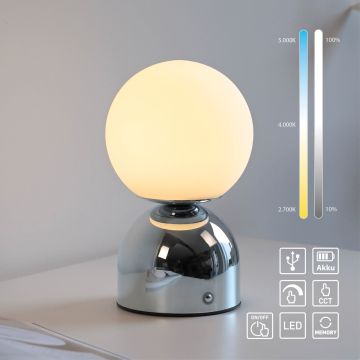 Paul Neuhaus RUDI 19218-17 Stolná lampa 1x1,2W/LED 3000-6000k 90lm ip20