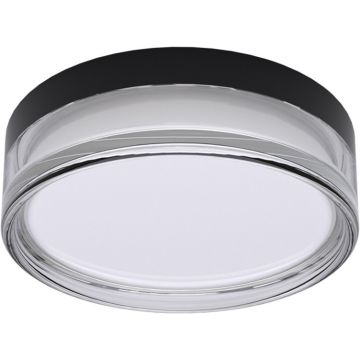 Italux Rilta PLF-73527-M-BK Stropná lampa 1x24W/LED IP65