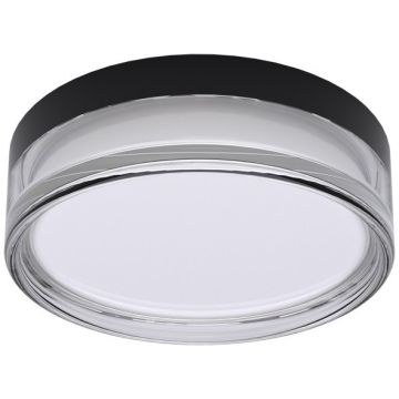 Italux Rilta PLF-73527-S-BK Stropná lampa 1x18W/LED IP65