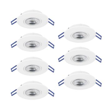 Eglo GEDREZ 300186 Vstavané downlight svetlo 7x4.9W/LED 2700K, 4000K, 6500K 3640lm ip20