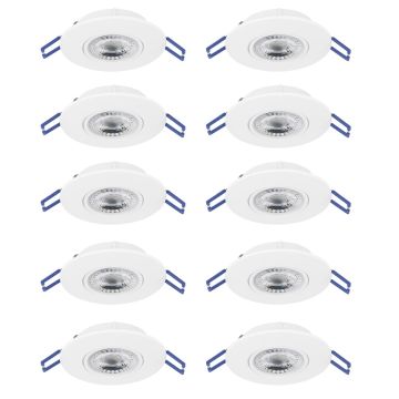 Eglo GEDREZ 300187 Vstavané downlight svetlo 10x4.9W/LED 2700K, 4000K, 6500K 5200lm ip20