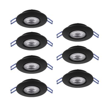 Eglo GEDREZ 300191 Vstavané downlight svetlo 7x4.9W/LED 2700K, 4000K, 6500K 3640lm ip20