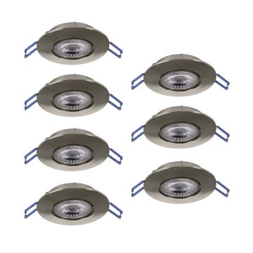 Eglo GEDREZ 300195 Vstavané downlight svetlo 7x4.9W/LED 2700K, 4000K, 6500K 3640lm ip20